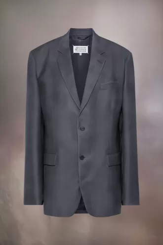 Anzugjacke aus Mohairwolle