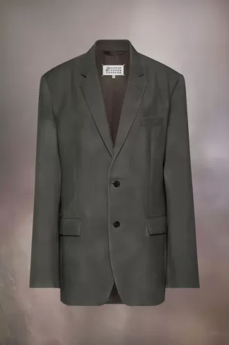 Anzugjacke aus Mohairwolle