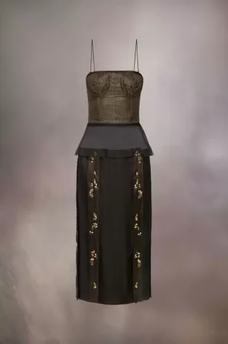 Décortiqué-Seidenkleid