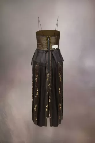 Décortiqué-Seidenkleid