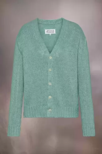 Garten-Strickjacke aus Hanf