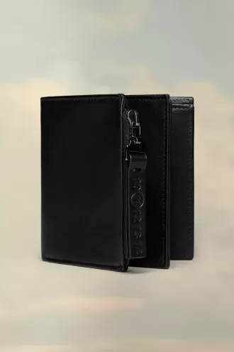 Gefaltete Lederbrieftasche