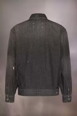 Jeansjacke im Used-Look