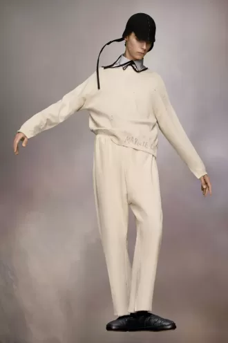 Jogginghose mit Cut-out-Saum