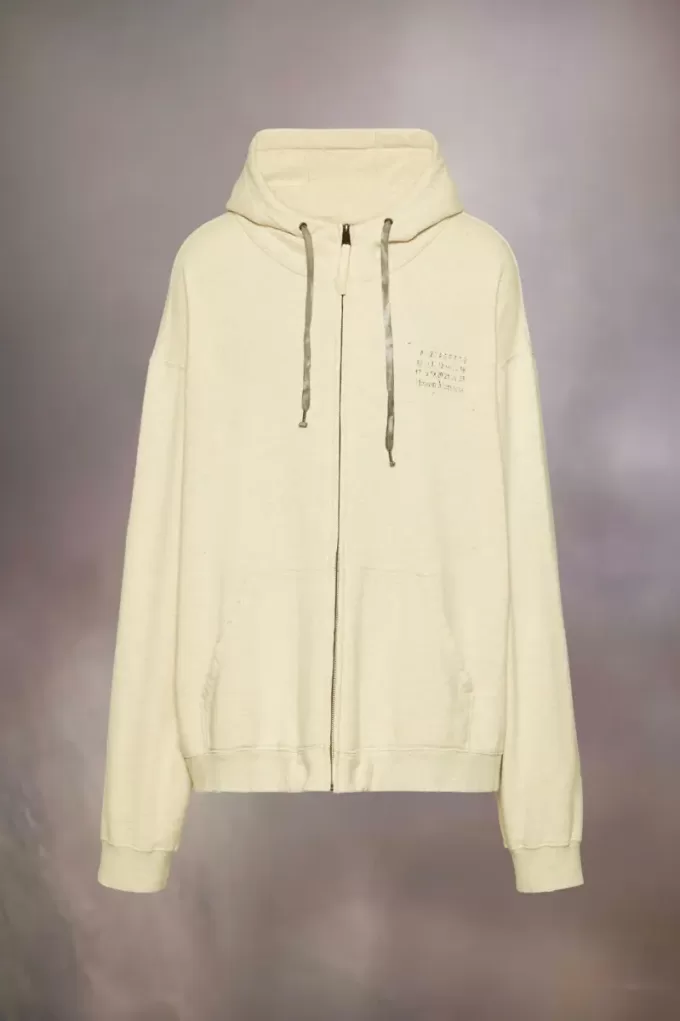 Kapuzenjacke mit Stamp-Logo Kapuzenjacke mit Stamp-Logo