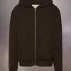Kapuzenpullover aus Décortiqué-Kaschmirstrick Kapuzenpullover aus Décortiqué-Kaschmirstrick