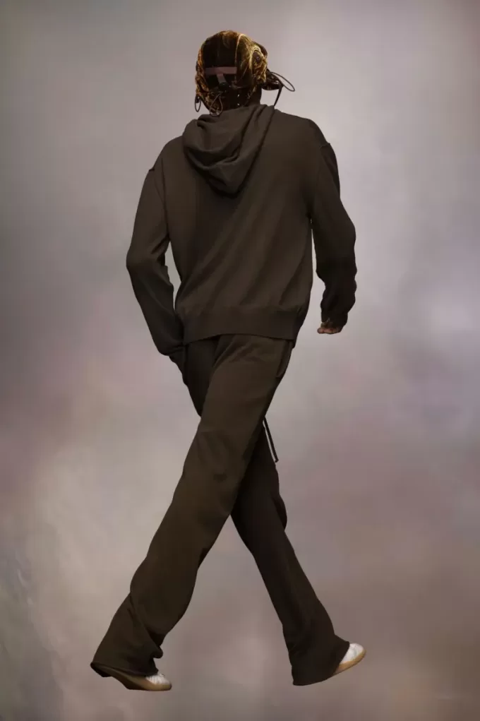 Kapuzenpullover aus Décortiqué-Kaschmirstrick Kapuzenpullover aus Décortiqué-Kaschmirstrick