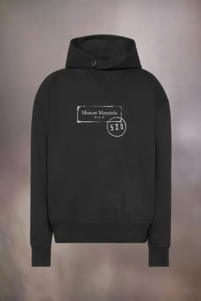 Kapuzenpullover mit 520-Stempel-Print Kapuzenpullover mit 520-Stempel-Print