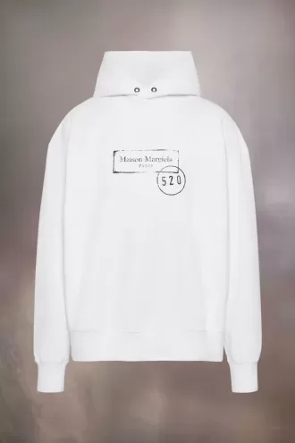 Kapuzenpullover mit 520-Stempel-Print