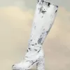 Kniehohe Stiefel „Tabi Bianchetto“. Kniehohe Stiefel „Tabi Bianchetto“.