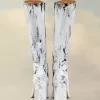 Kniehohe Stiefel „Tabi Bianchetto“. Kniehohe Stiefel „Tabi Bianchetto“.