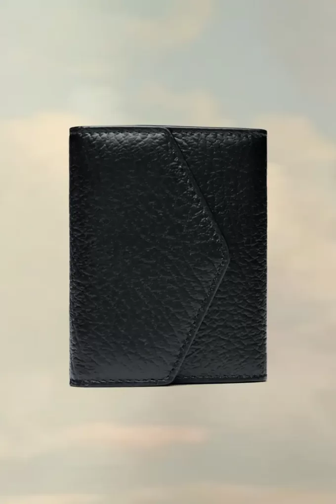 Lederbrieftasche mit Ziehharmonika-Faltung Lederbrieftasche mit Ziehharmonika-Faltung