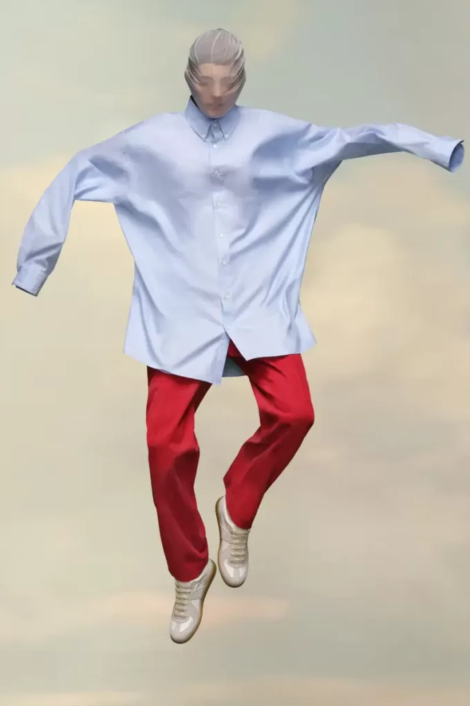 Maison Margiela Baumwollpopeline-Hemd Maison Margiela Baumwollpopeline-Hemd