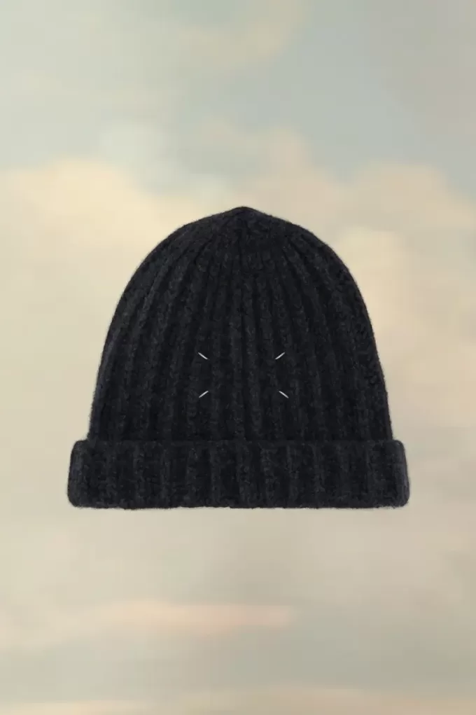 Maison Margiela Beanie aus gefilzter Wolle Maison Margiela Beanie aus gefilzter Wolle