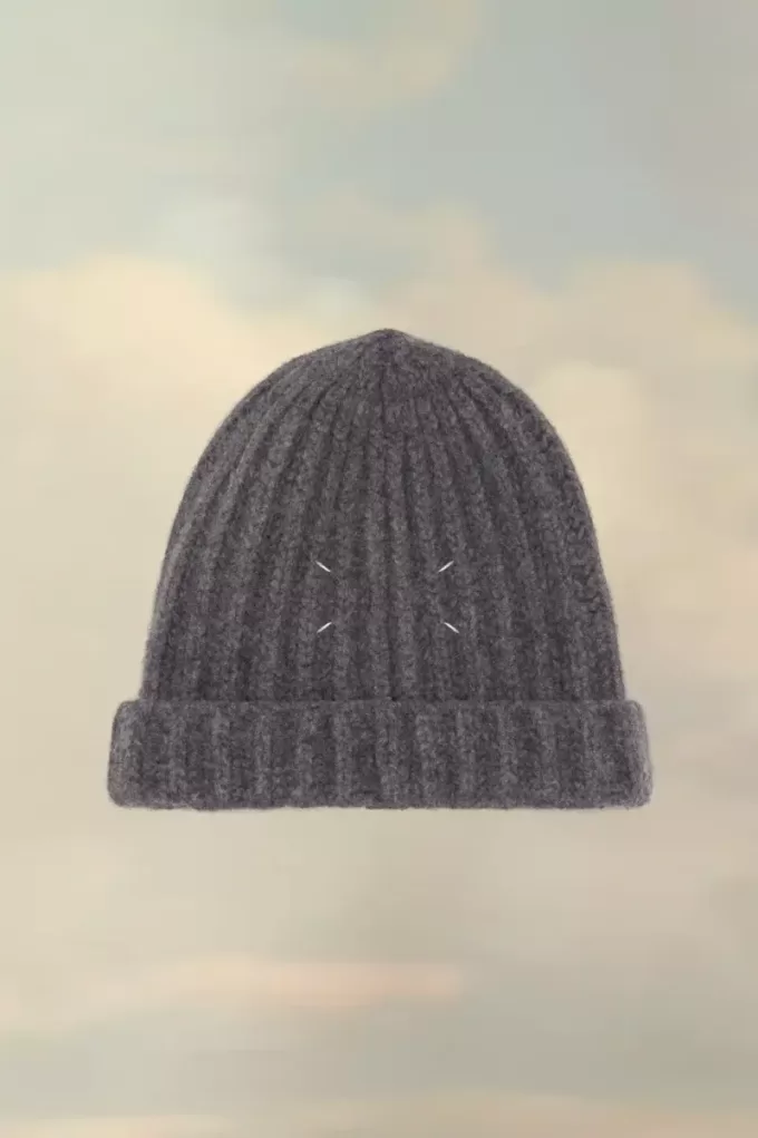 Maison Margiela Beanie aus gefilzter Wolle Maison Margiela Beanie aus gefilzter Wolle