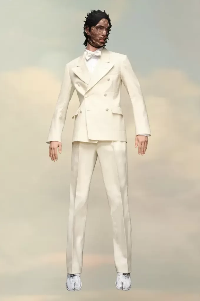 Maison Margiela Blazer aus Mohairseide Maison Margiela Blazer aus Mohairseide