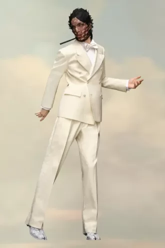 Maison Margiela Blazer aus Mohairseide