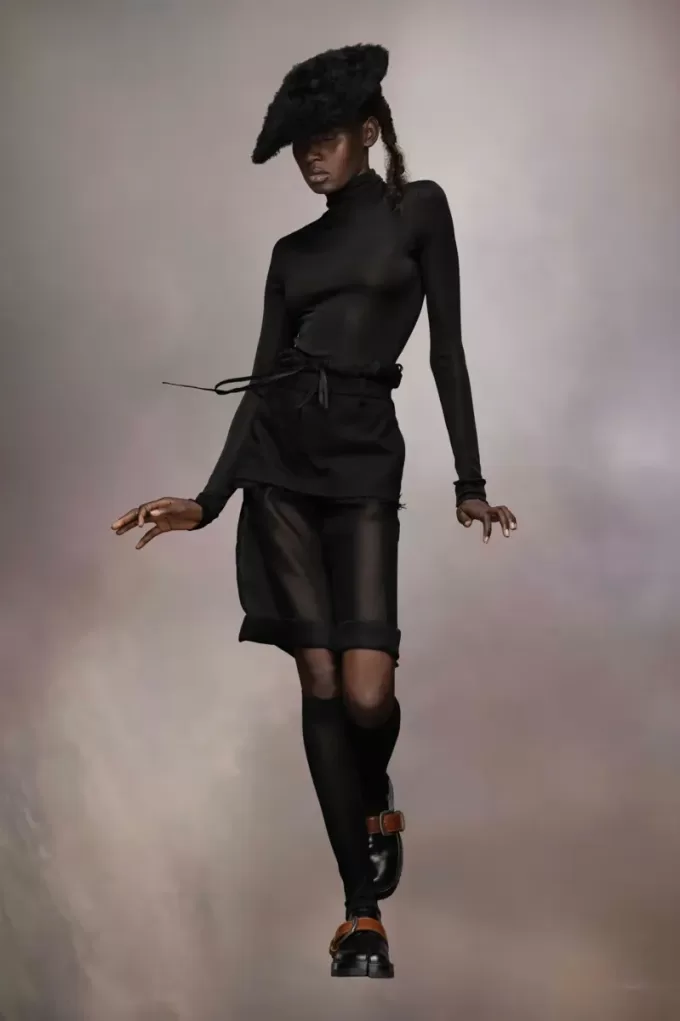 Maison Margiela Bodysuit mit hohem Kragen Maison Margiela Bodysuit mit hohem Kragen