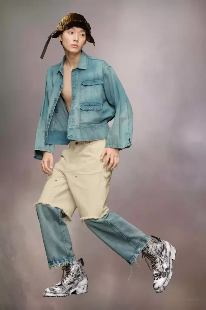 Maison Margiela Denim-Caban-Jacke Maison Margiela Denim-Caban-Jacke