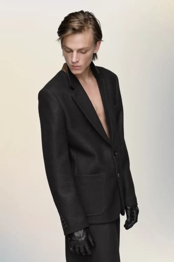 Maison Margiela Jacke aus gefilzter Wolle Maison Margiela Jacke aus gefilzter Wolle