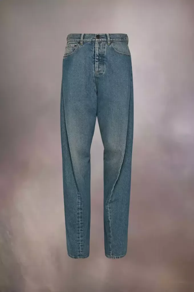 Maison Margiela Jeans mit diagonalen Nähten Maison Margiela Jeans mit diagonalen Nähten