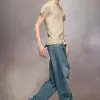 Maison Margiela Jeans mit diagonalen Nähten Maison Margiela Jeans mit diagonalen Nähten