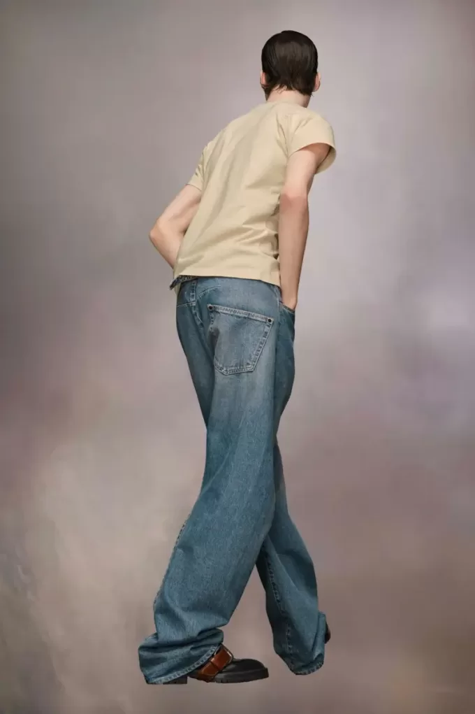 Maison Margiela Jeans mit diagonalen Nähten Maison Margiela Jeans mit diagonalen Nähten