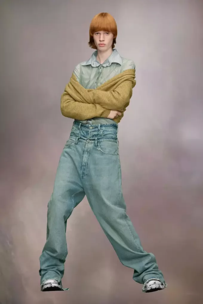 Maison Margiela Jeans mit Schnalle Maison Margiela Jeans mit Schnalle