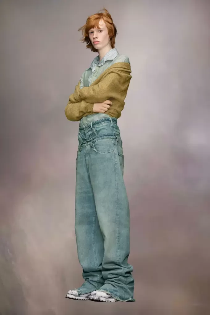 Maison Margiela Jeans mit Schnalle Maison Margiela Jeans mit Schnalle