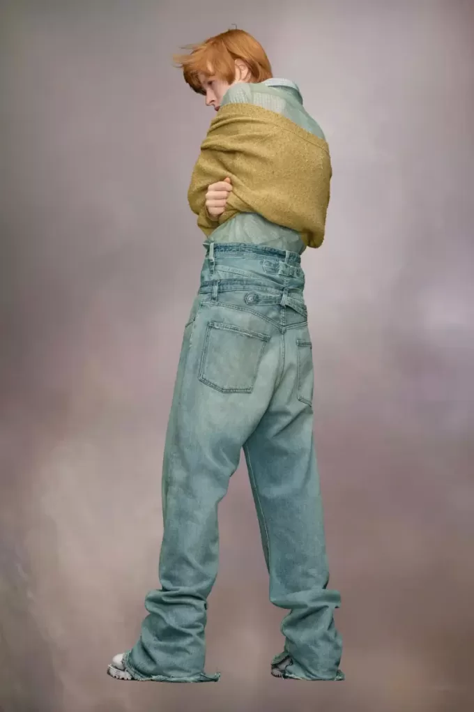 Maison Margiela Jeans mit Schnalle Maison Margiela Jeans mit Schnalle