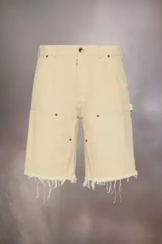 Maison Margiela – Jeansshorts mit Nieten