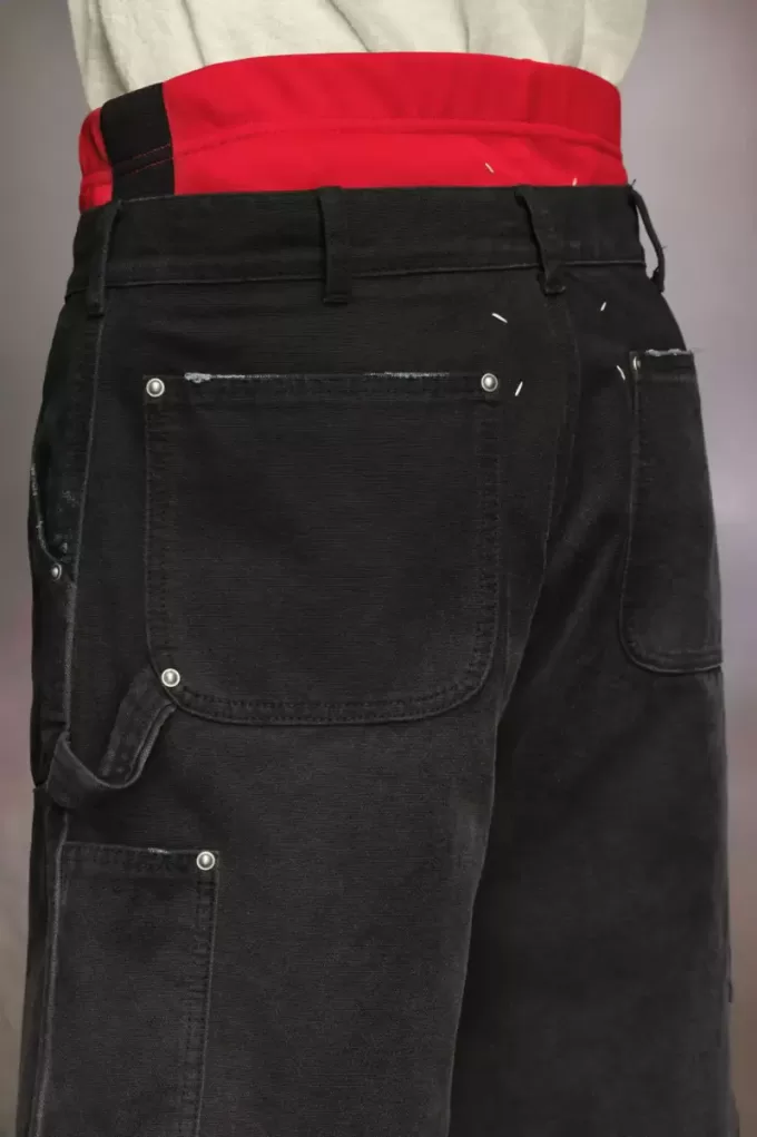 Maison Margiela – Jeansshorts mit Nieten Maison Margiela – Jeansshorts mit Nieten