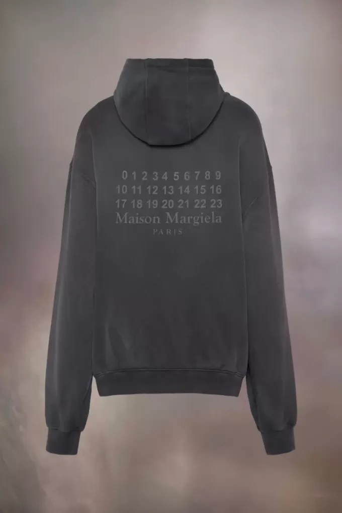 Maison Margiela – Kapuzenpullover mit numerischem Logo Maison Margiela – Kapuzenpullover mit numerischem Logo