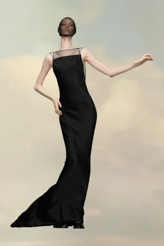 Maison Margiela – Kleid aus gehämmertem Satin