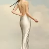Maison Margiela – Kleid aus gehämmertem Satin Maison Margiela – Kleid aus gehämmertem Satin