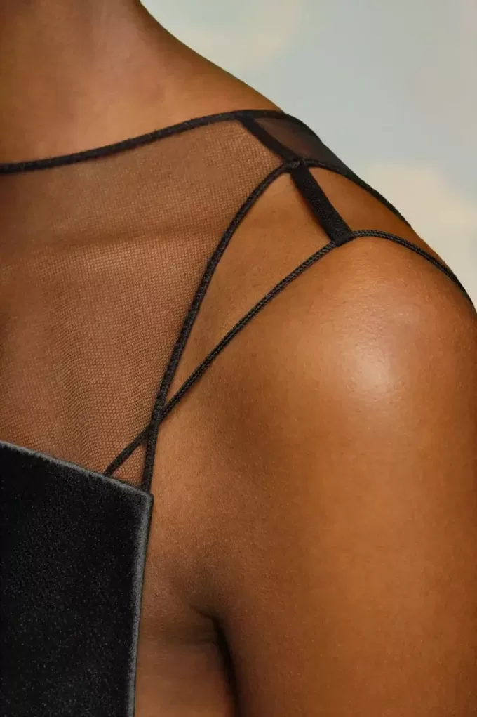 Maison Margiela – Kleid aus gehämmertem Satin Maison Margiela – Kleid aus gehämmertem Satin