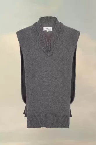 Maison Margiela Lagen-Strickweste Maison Margiela Lagen-Strickweste