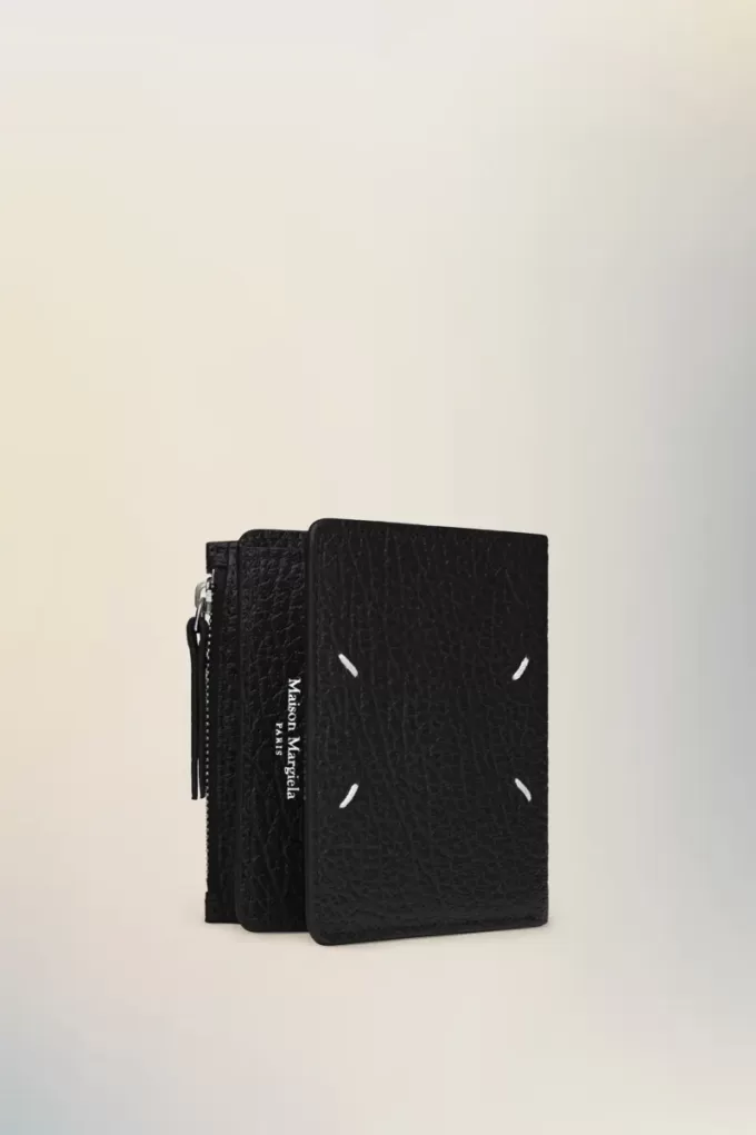Maison Margiela Leder-Geldbörse mit Klappe Maison Margiela Leder-Geldbörse mit Klappe
