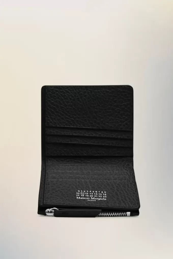 Maison Margiela Leder-Geldbörse mit Klappe Maison Margiela Leder-Geldbörse mit Klappe