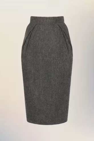 Maison Margiela Midirock aus Wolle