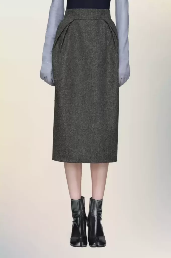 Maison Margiela Midirock aus Wolle Maison Margiela Midirock aus Wolle