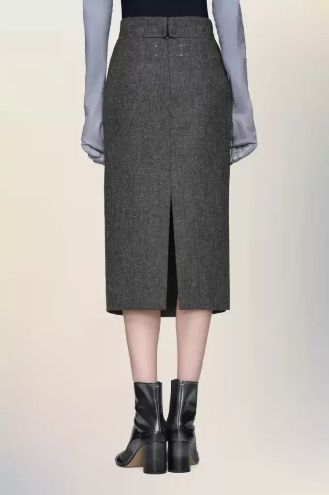 Maison Margiela Midirock aus Wolle Maison Margiela Midirock aus Wolle