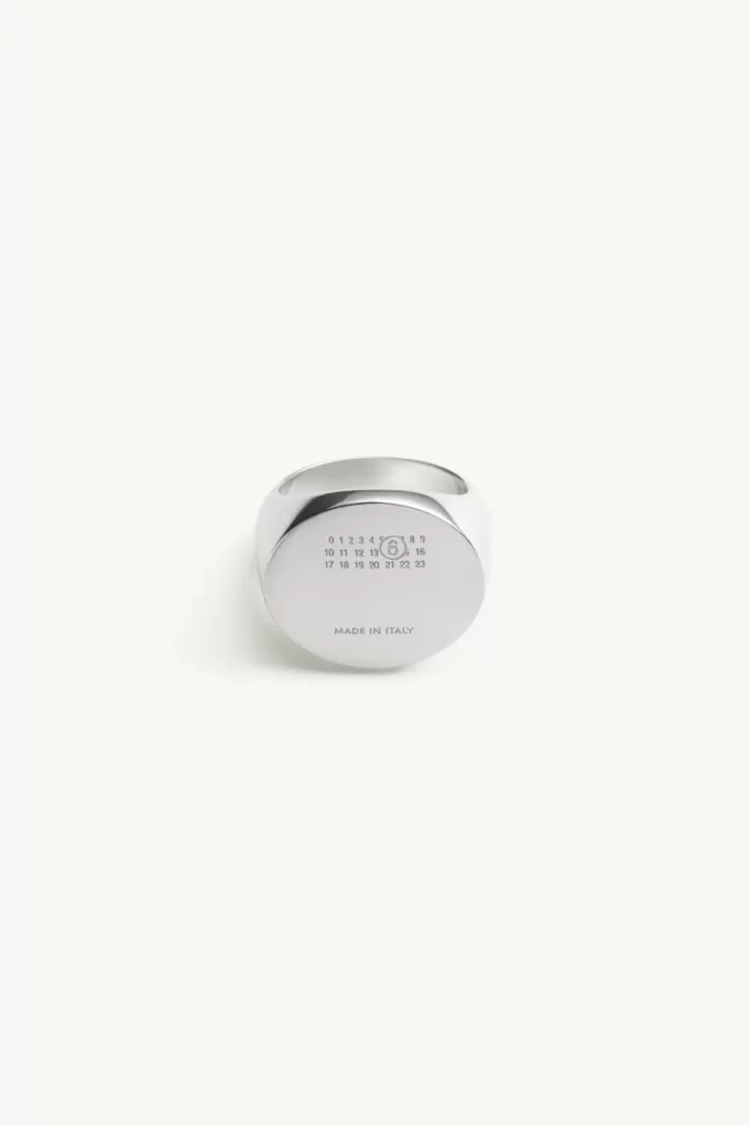 Maison Margiela Numerischer ovaler Ring Maison Margiela Numerischer ovaler Ring