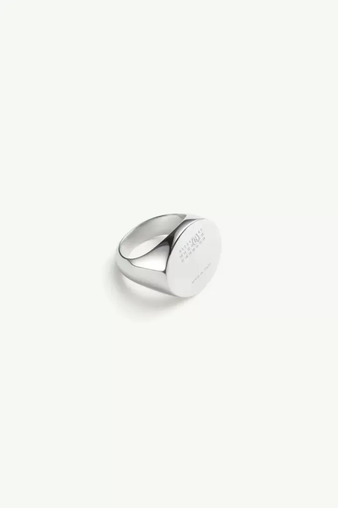 Maison Margiela Numerischer ovaler Ring Maison Margiela Numerischer ovaler Ring
