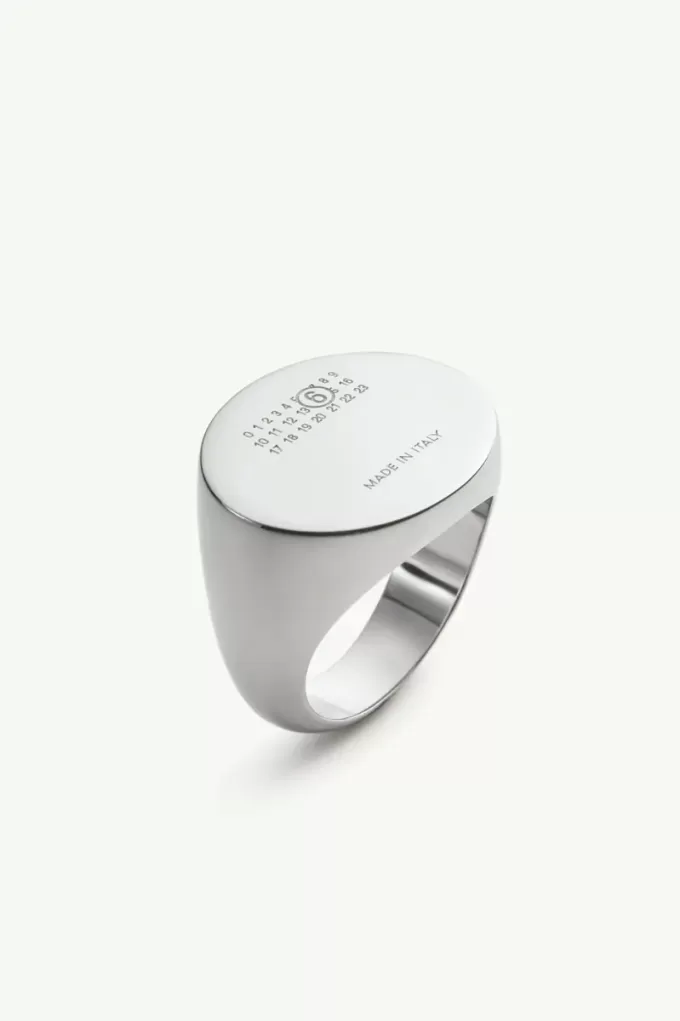 Maison Margiela Numerischer ovaler Ring Maison Margiela Numerischer ovaler Ring