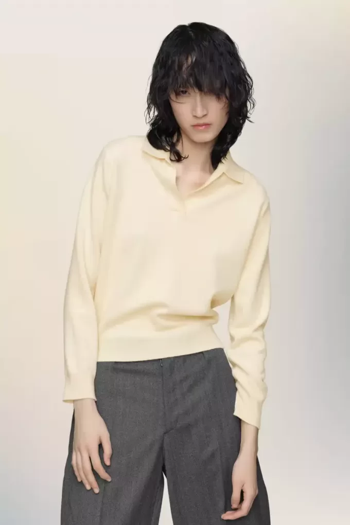 Maison Margiela Polo-Strickoberteil Maison Margiela Polo-Strickoberteil