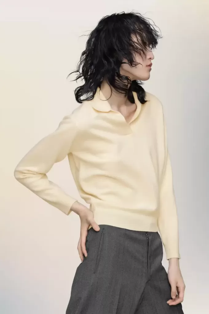 Maison Margiela Polo-Strickoberteil Maison Margiela Polo-Strickoberteil