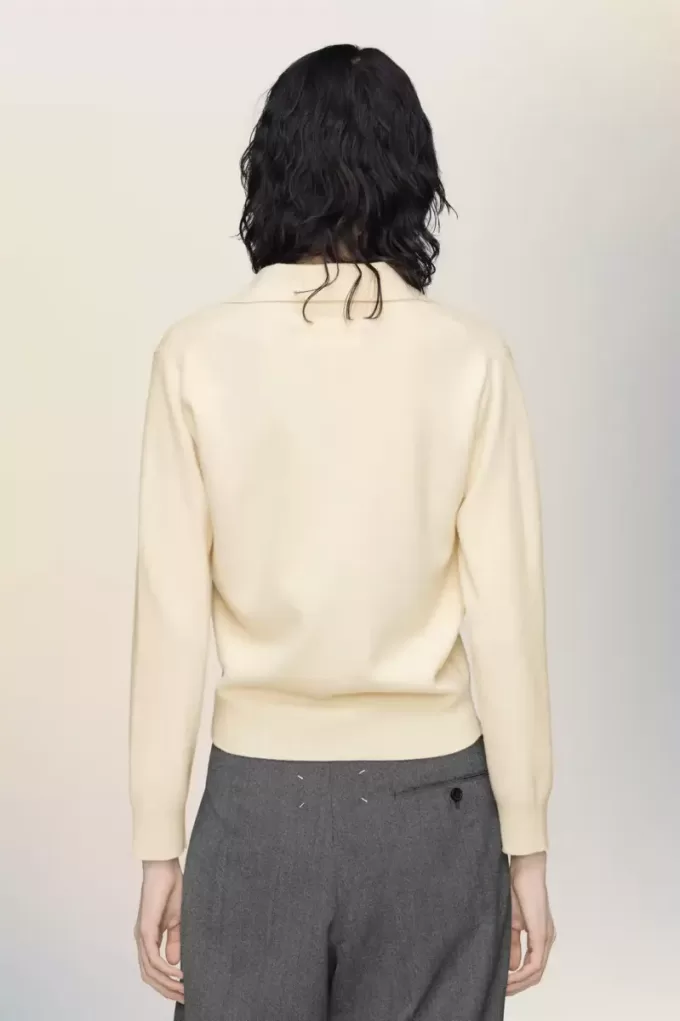 Maison Margiela Polo-Strickoberteil Maison Margiela Polo-Strickoberteil