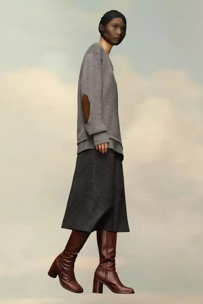 Maison Margiela – Pullover mit Ellbogenpatch Maison Margiela – Pullover mit Ellbogenpatch