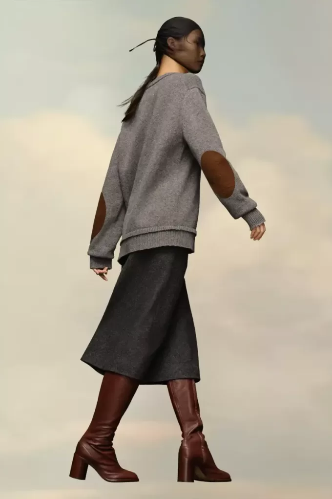 Maison Margiela – Pullover mit Ellbogenpatch Maison Margiela – Pullover mit Ellbogenpatch